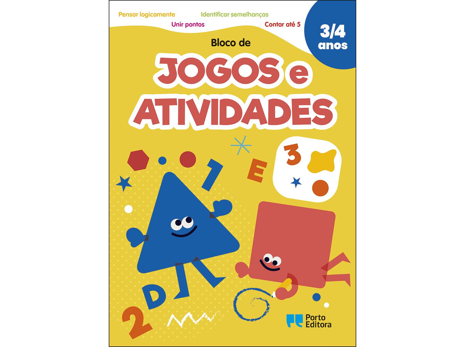 LIVRO BLOCO DE JOGOS E ATIVIDADES - 3/4 ANOS