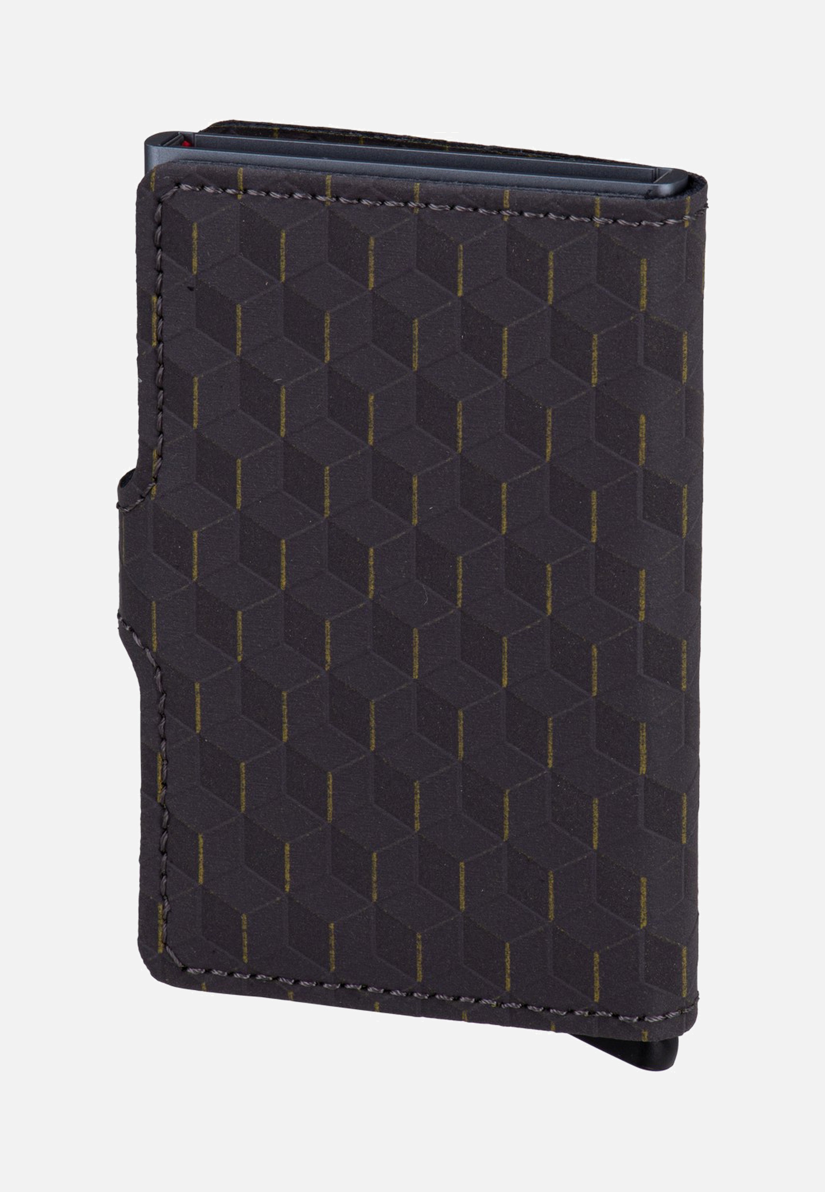 Miniwallet Optical Grey-Yellow - Portemonnaie