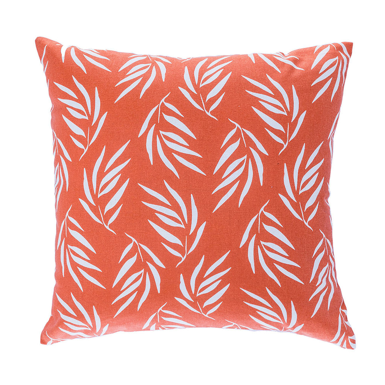 Febronie Housse de coussin d'extérieur Foliage terracotta - 50x50 cm