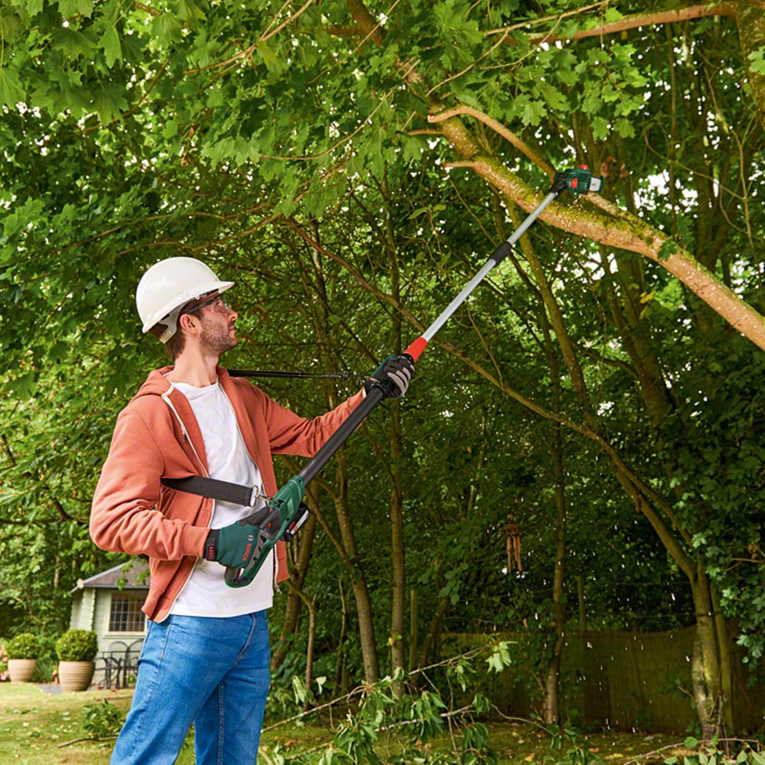 Bosch Akku Hochentaster UniversalChainPole 18 (Ohne Akku und Ladegerät, 18V System)