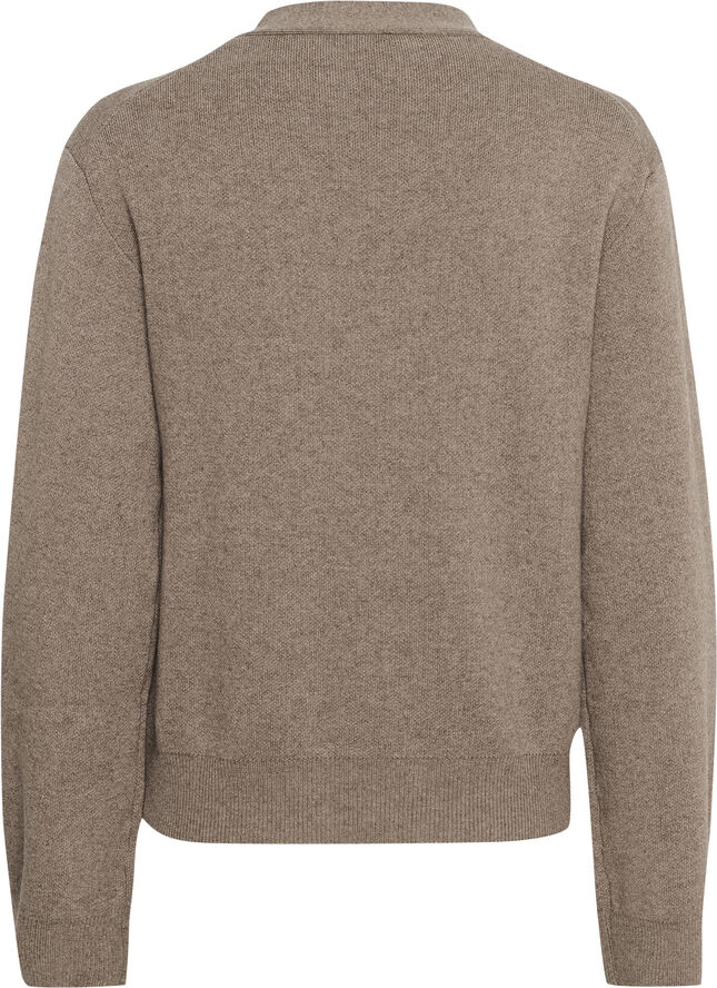 Soaked in Luxury SLCalisa Cardigan Morel melange