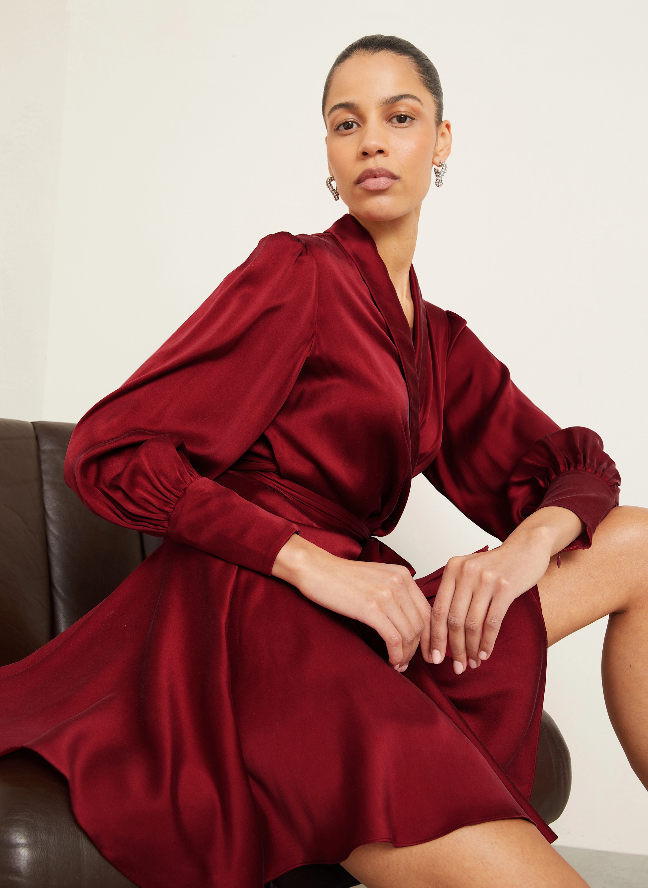 ZIMMERMANN Wickelkleid aus Seide