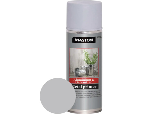 Maston spuitverfprimer aluminium/zinkgrijs 400 ml