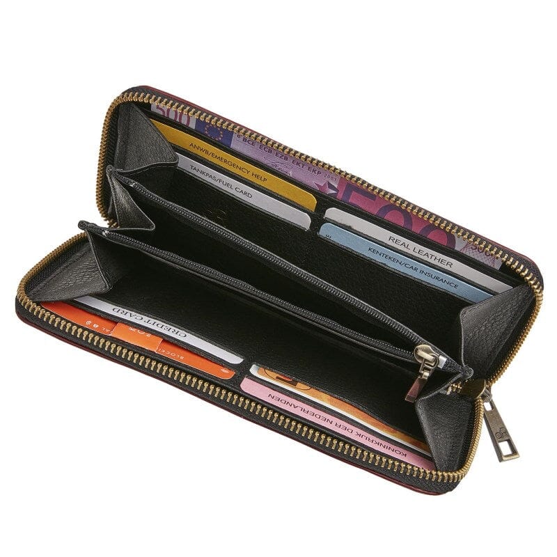 dR Amsterdam Mint Damesportemonnee 110182 Black