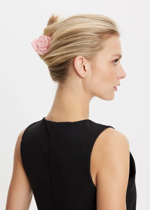 Haarclip roos roze (ROS.L)