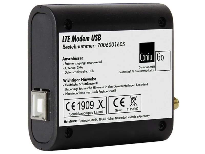 ConiuGo 700600260S LTE-modem 9 V/DC, 12 V/DC, 24 V/DC, 24 V/DC, 35 V/DC Funktion: Alarmering