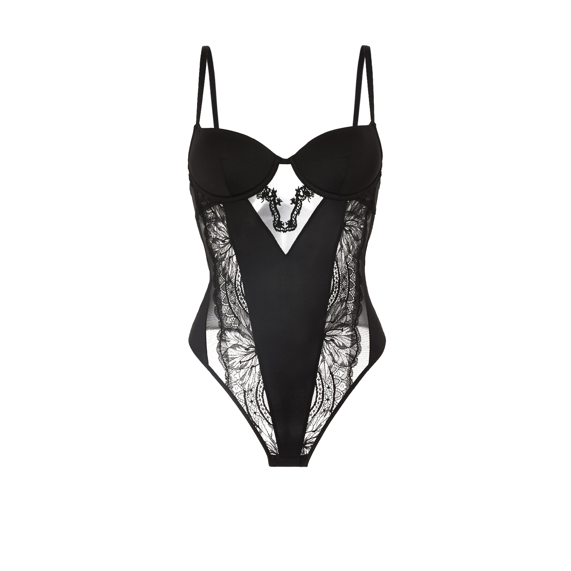 Body ampliforme en dentelle