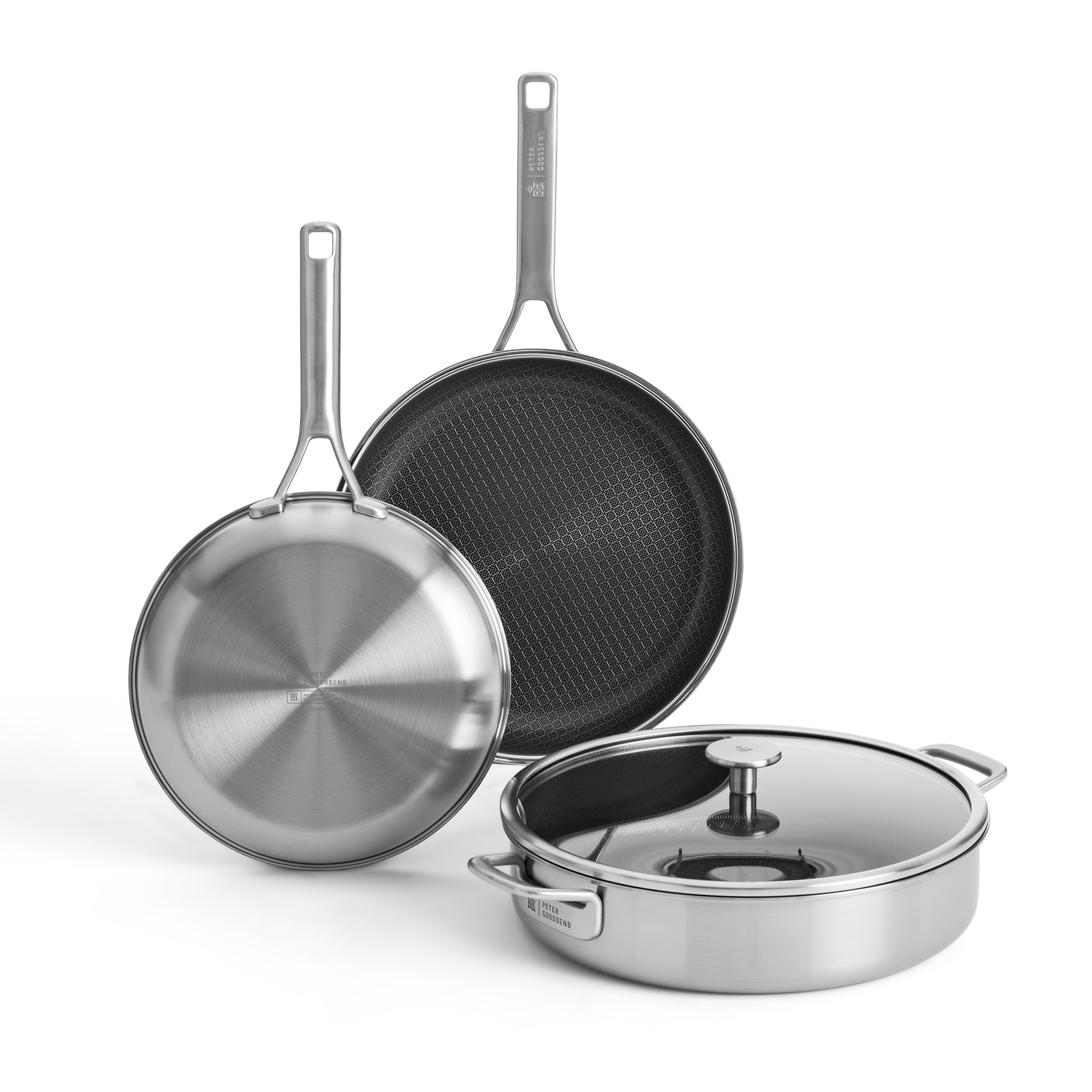 Durabond Hybride koekenpanset (24cm   28cm)   hapjespan met Gratis koo