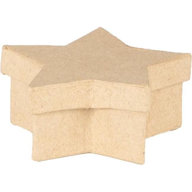 Mini boite étoile 7x7x3 cm - Kraft