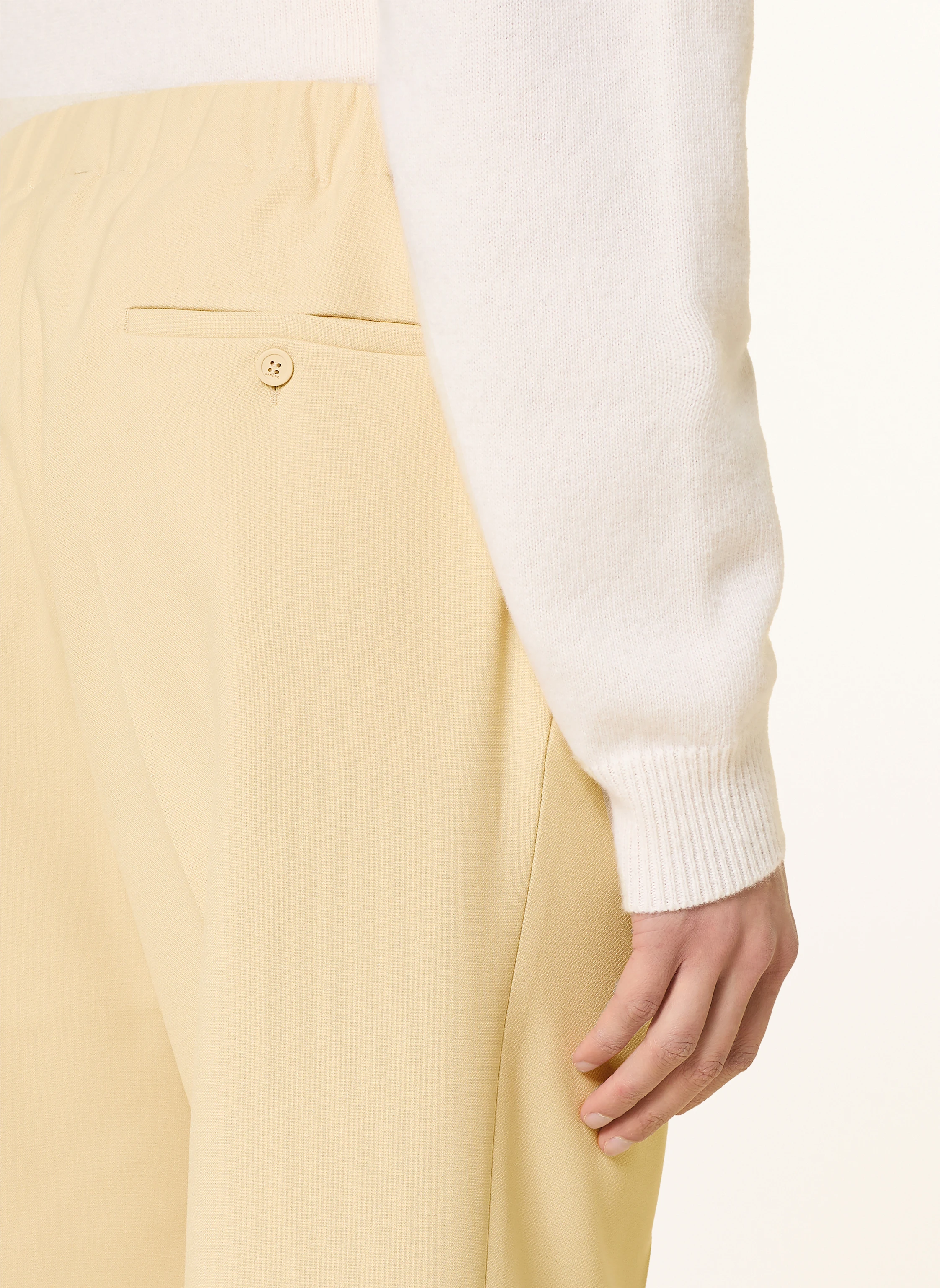SANDRO Jerseyhose Straight Fit