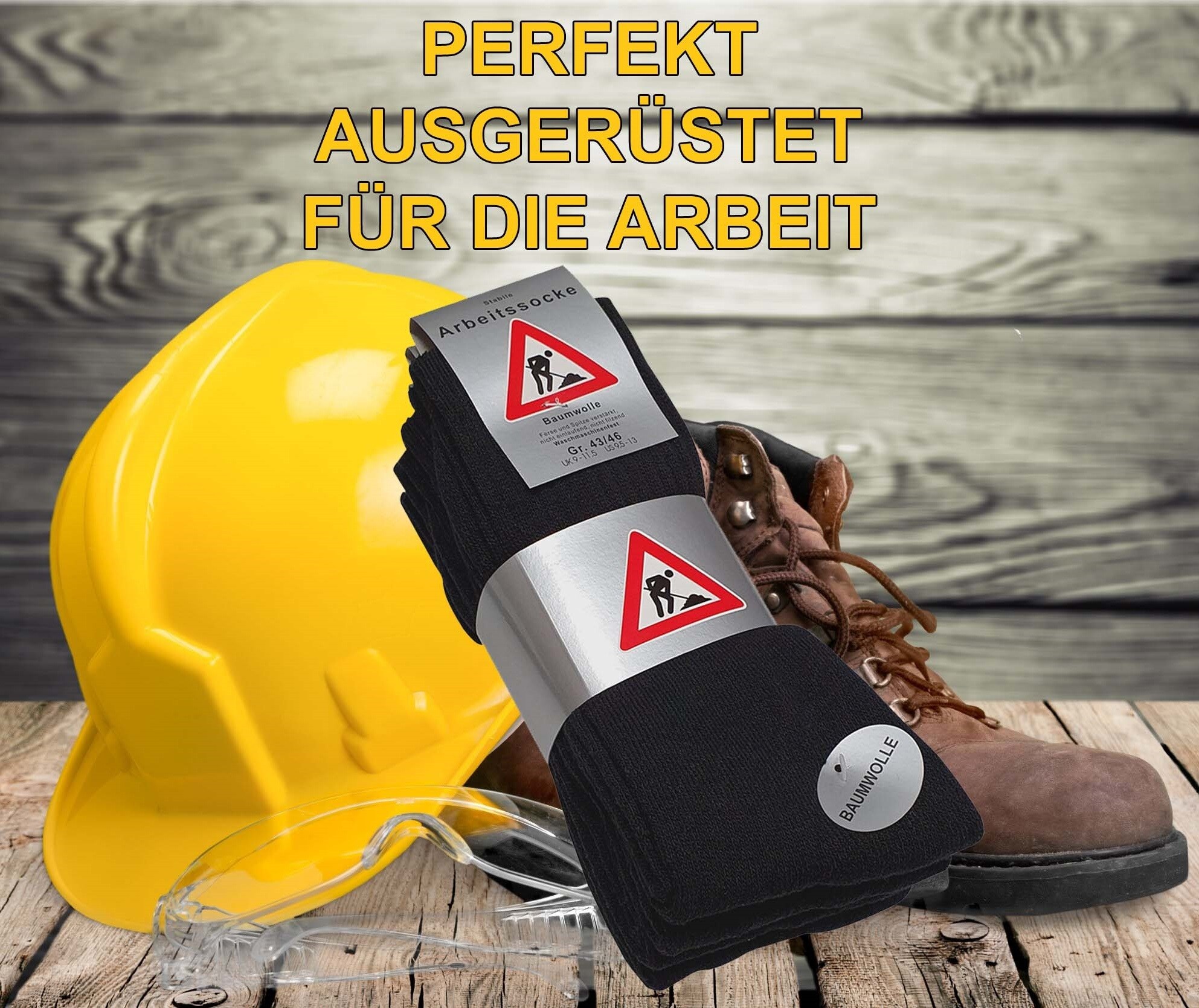 Cotton Prime® Arbeitssocken 10 Paar