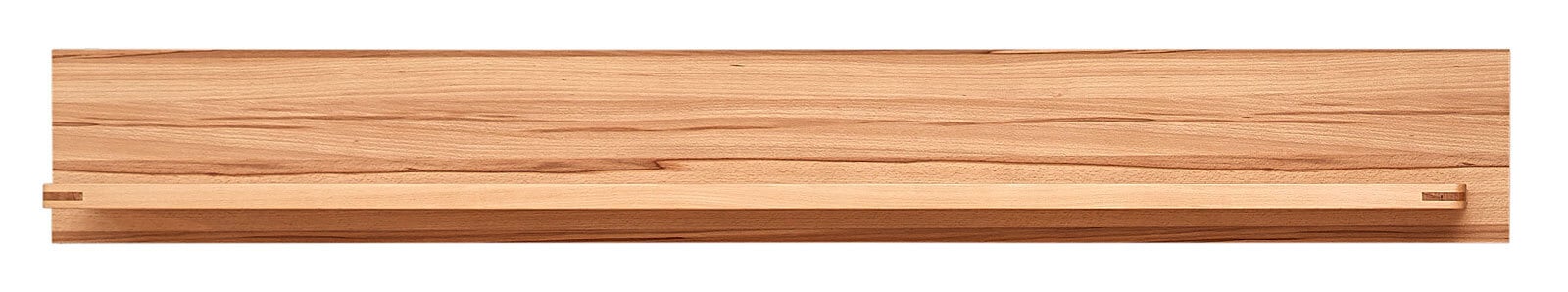 Wandboard Nature One 180x24x22 cm cm braun Teilmassiv Buche lackiert
