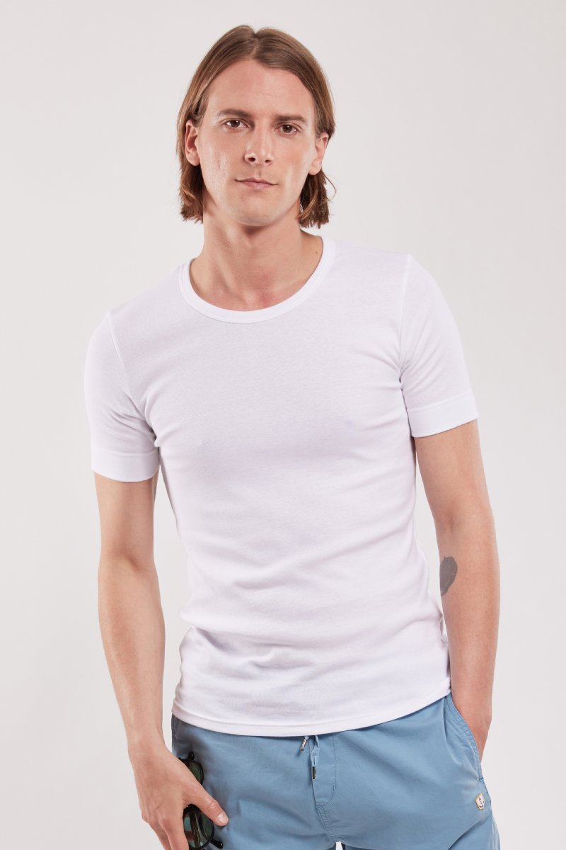T-shirt col rond - coton épais issu de l’agriculture biologique