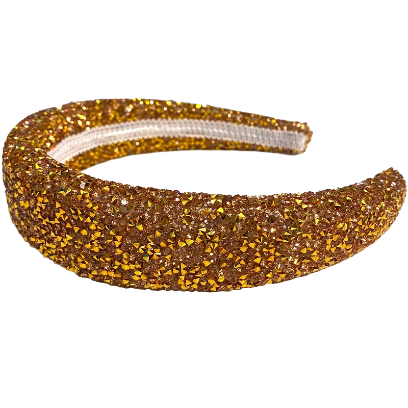 By Stær LIN Hairband - Glitter Rust/Gold