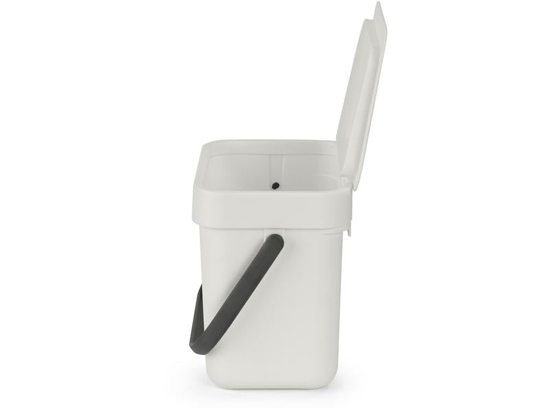 Brabantia Komposteimer Sort & Go 3 l, Hellgrau Abfallbehälter