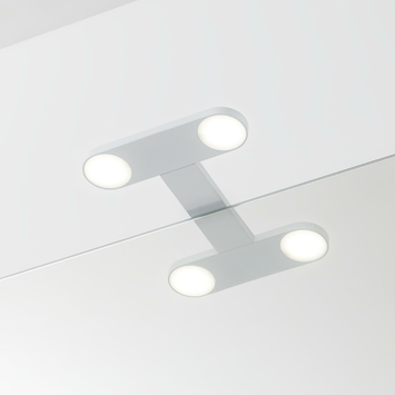 Tiger Spiegelverlichting Yaro Aluminium Wit 17cm 4000K