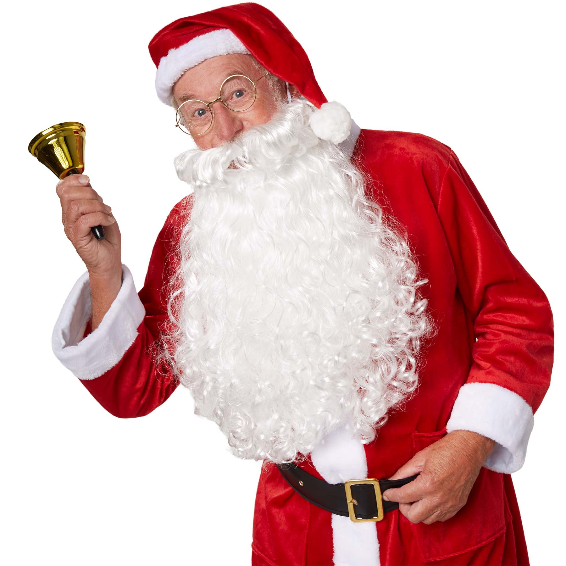 tectake® Weihnachtsmann Perücke und Bart