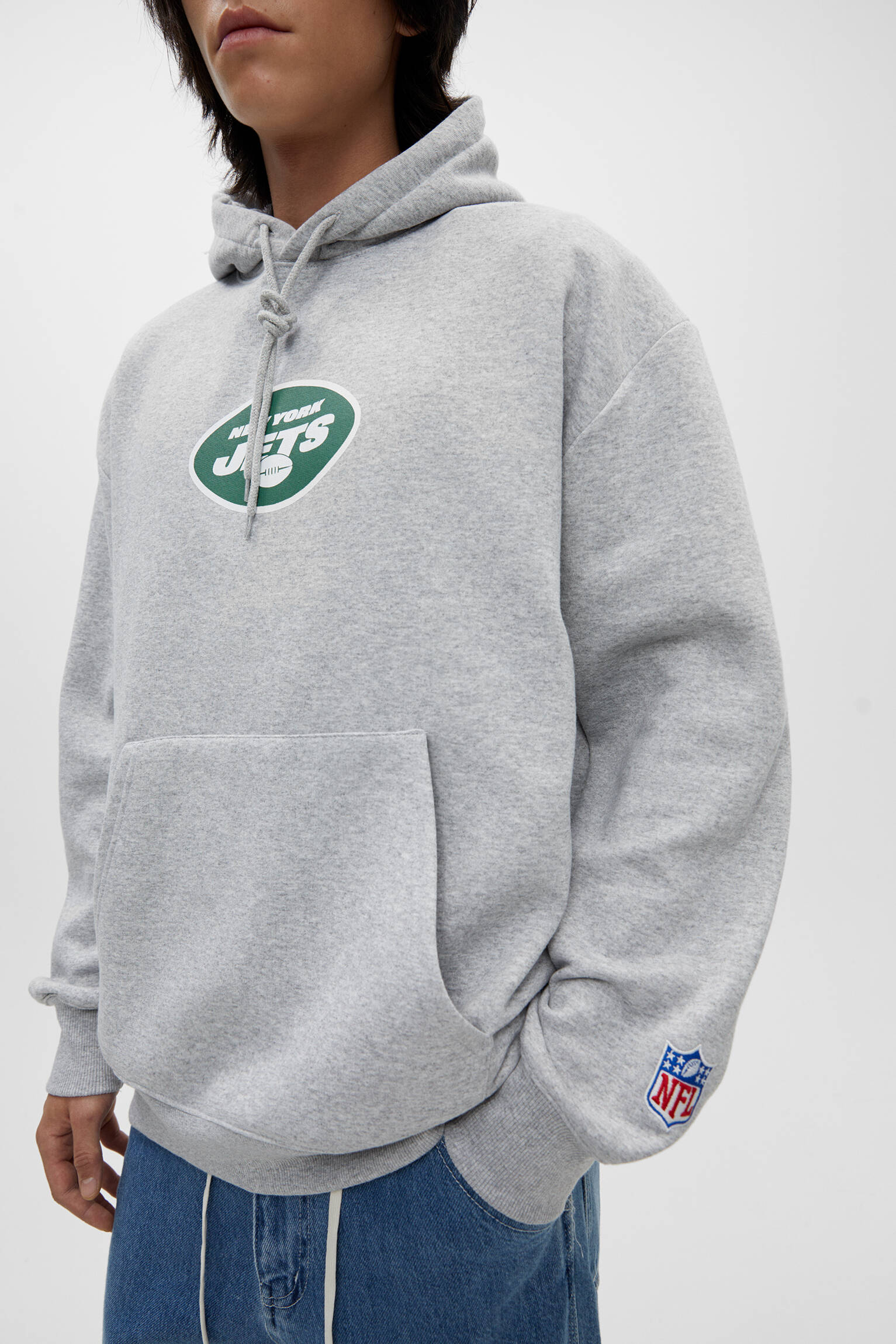Moletom NFL New York Jets - Cinza Vigory