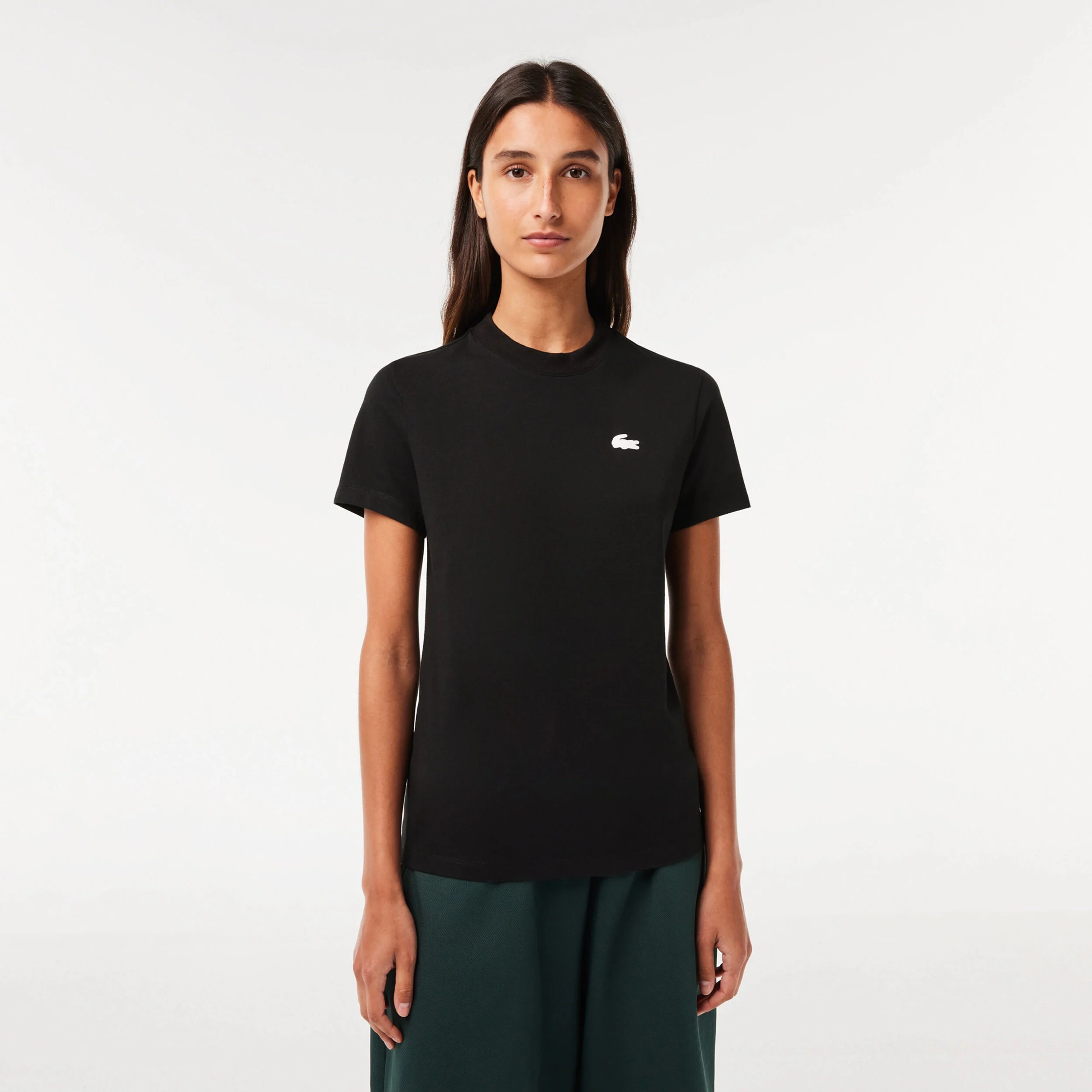 Lacoste Core T-shirt Femmes - Noir