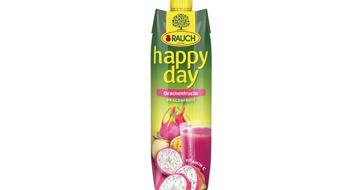 Rauch Happy Day Drachenfrucht 1l (Einweg)