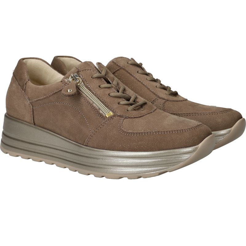 Waldlaufer Lana Sneakers Taupe Dames
