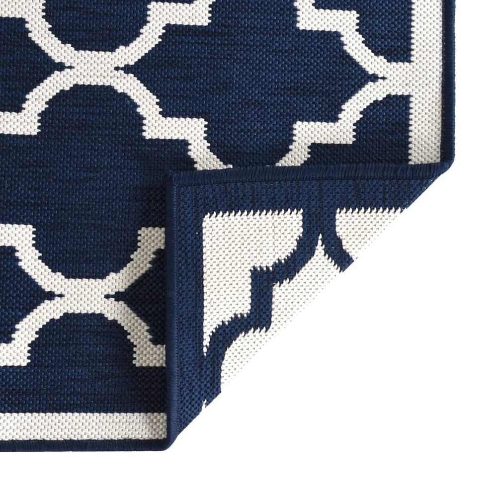 Tapis d'extérieur 100x200 cm design réversible