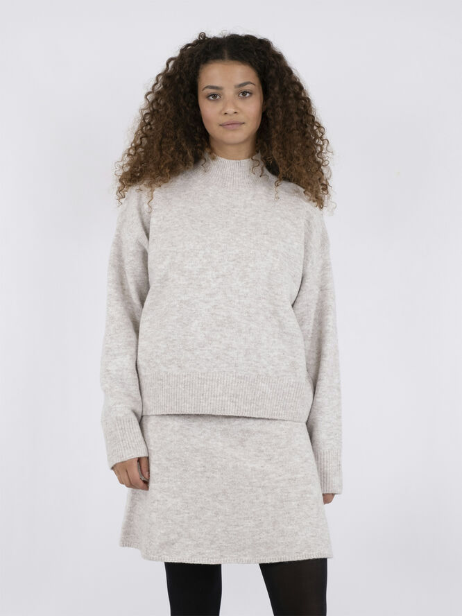 Neo Noir Paulina Knit Blouse Beige melange