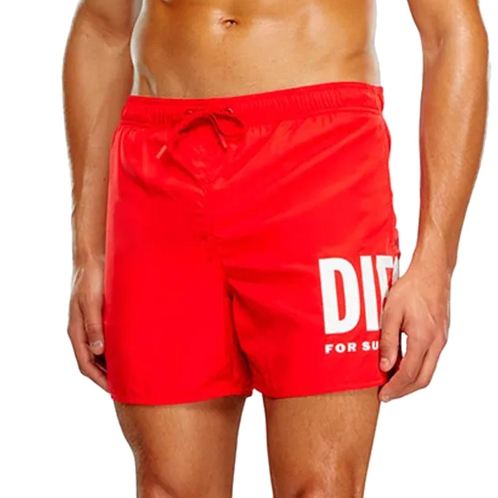 Diesel Short de bain Rouge/Blanc Homme Diesel Nico