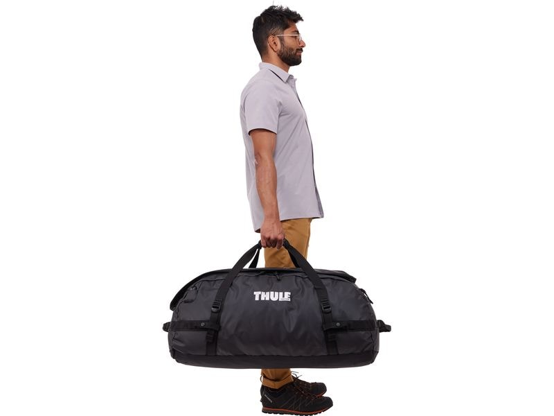 Thule Duffle Bag Chasm 90 l, Black Reisetasche und Rucksack in einem