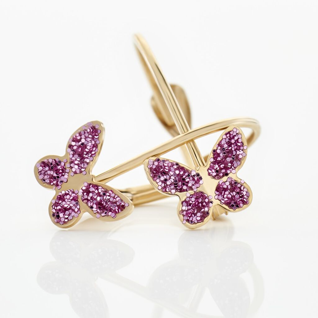 Boucles D'oreilles Pendantes Or Jaune Alyssia