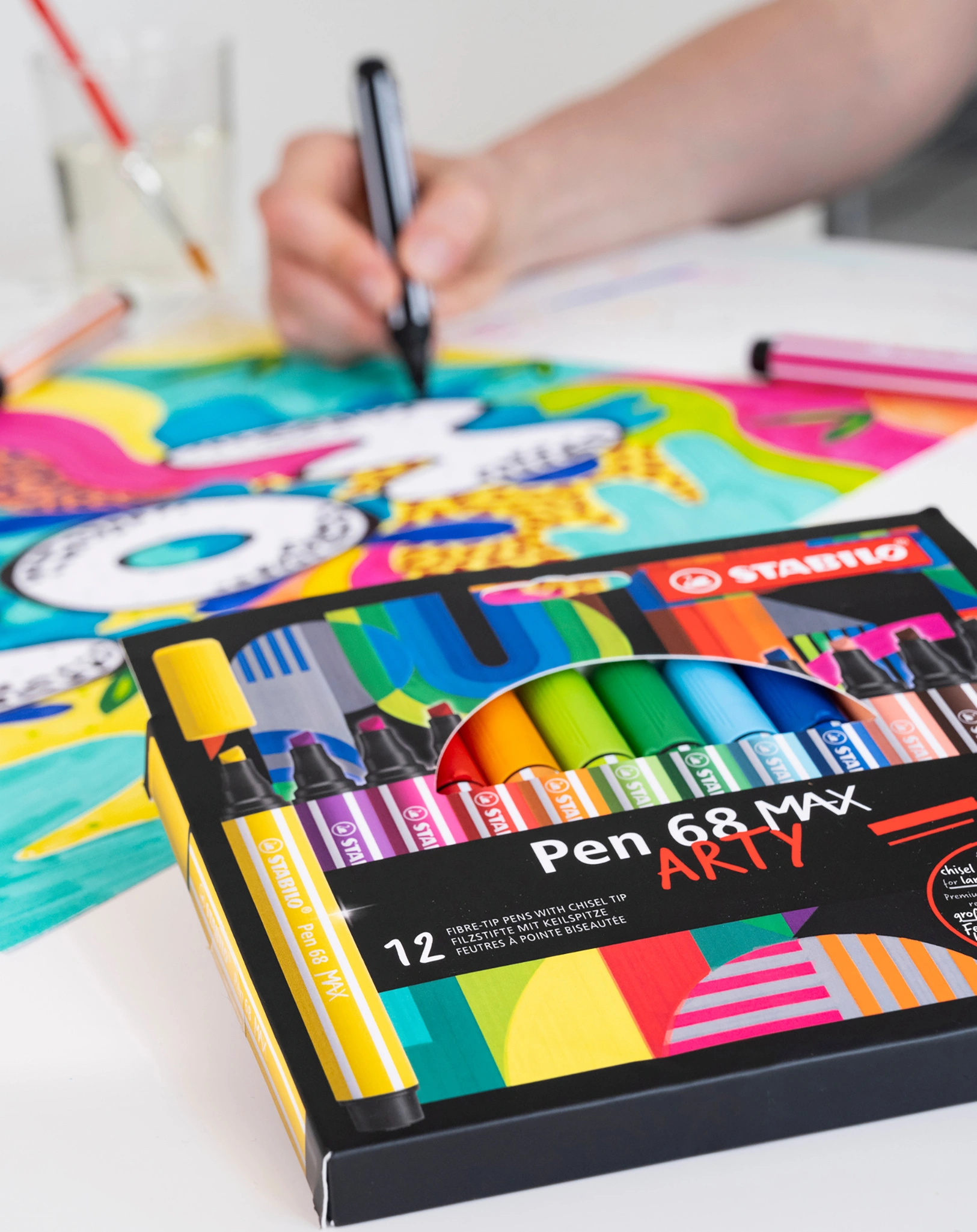 Filzstift STABILO® Pen 68 MAX ARTY 18er-Pack