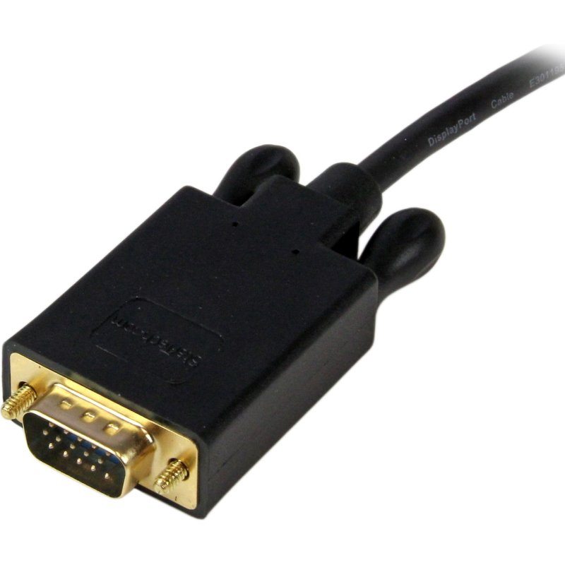 StarTech.com Adaptateur DisplayPort vers VGA - Câble Display Port Mâle VGA Mâle 1920x1200 - Noir 4,5m