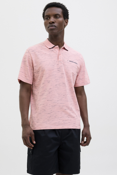 Jack & Jones roze heren polo