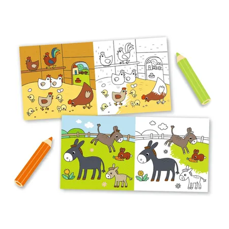 Coppenrath Verlag Mein kunterbuntes Bauernhof-Malbuch (Mini-Künstler)