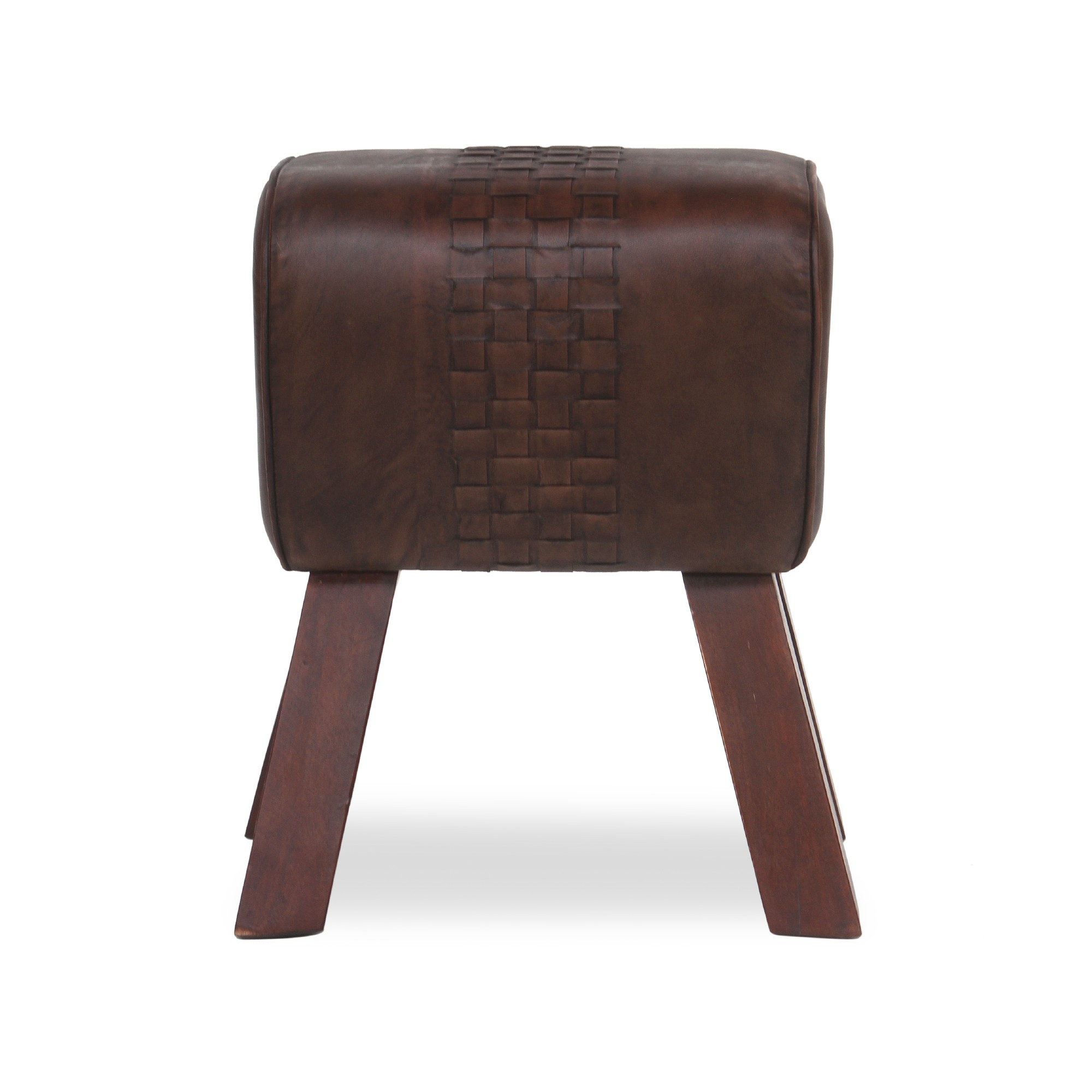 Sitzbock 'Nick', braun, B 44 cm, H 51 cm, T 31 cm von fischer's lagerhaus