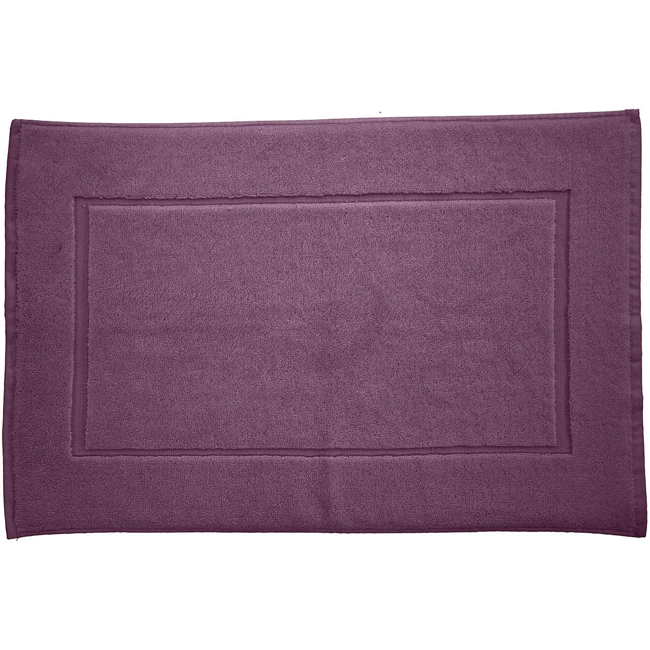 Soft by Perle de Coton Tapis de bain prune - 50x80 cm