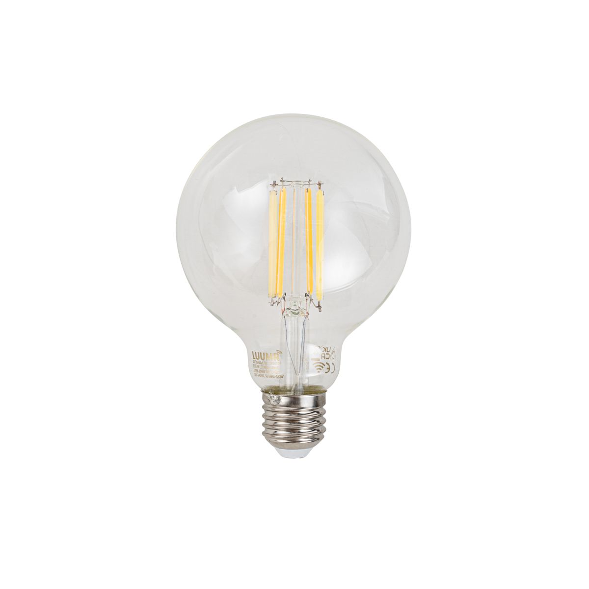 Smart E27 dimbare LED lamp G95 helder 7W 806 lm 2700-6500K