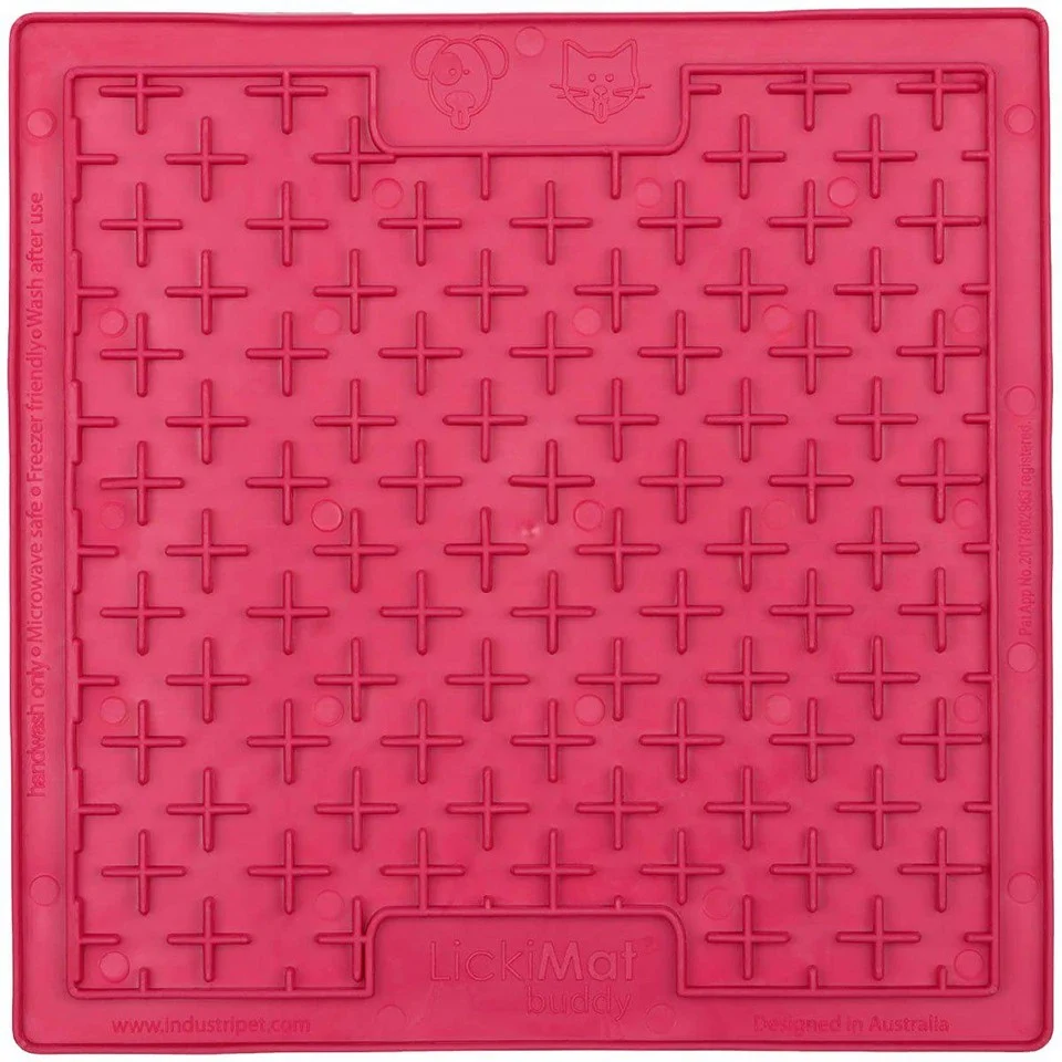 LICKIMAT - Slikkemåtte - Cat Buddy Pink 20X20
