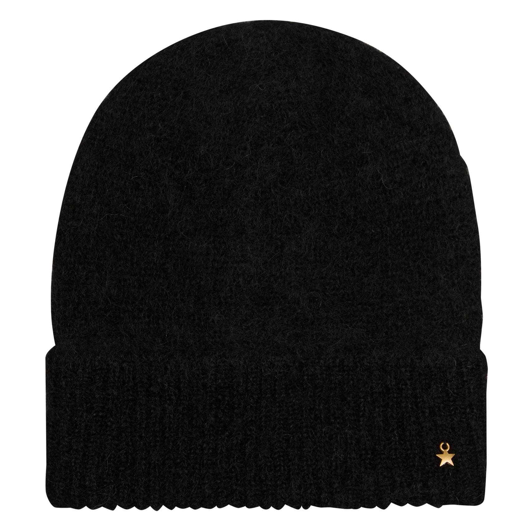 ALOU - Bonnet en mohair mélangé | Noir