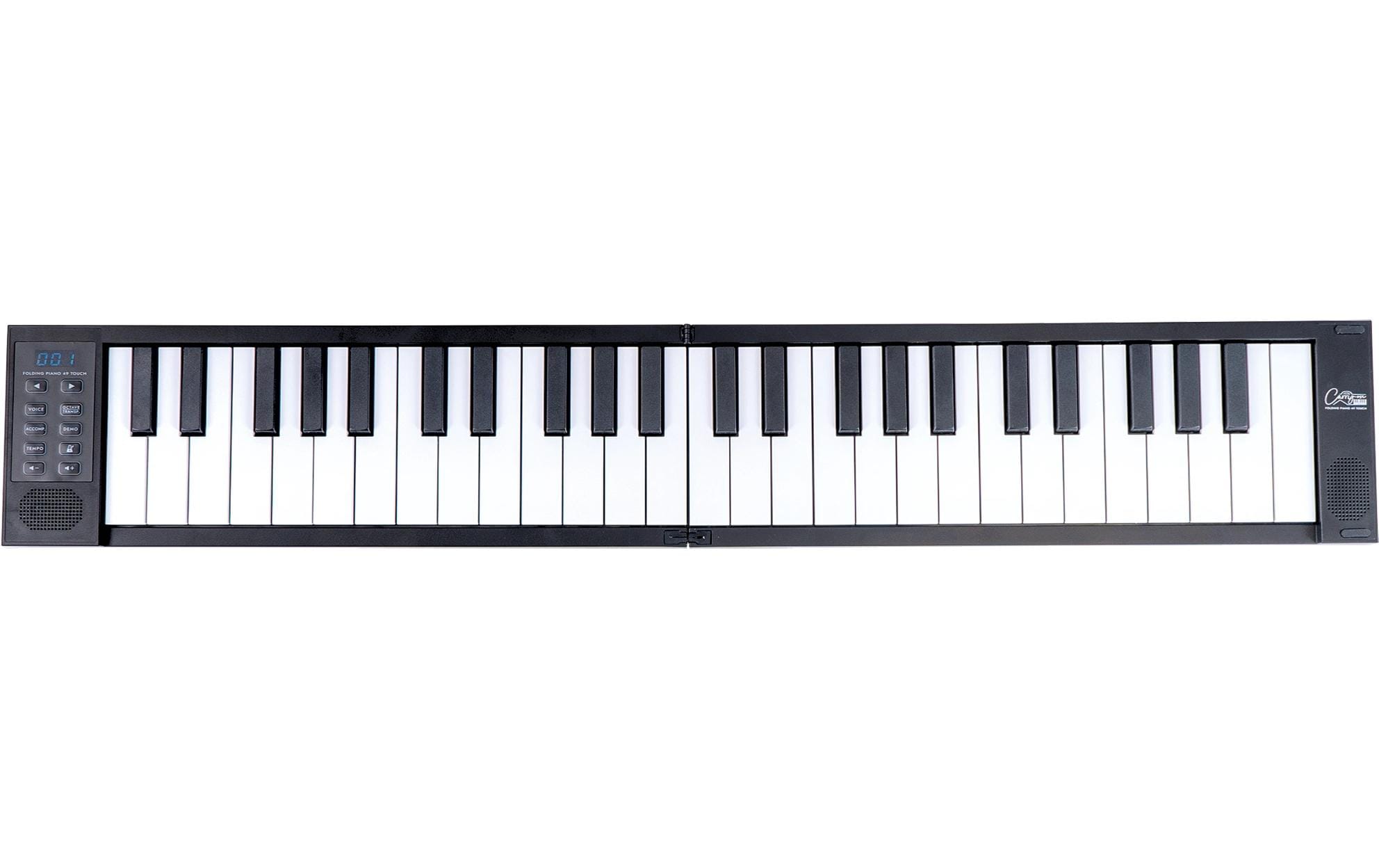 Keyboard Foldable Keyboard 49 Touch SchwarzFaltbares Keyboard mit 49 Tasten und Anschlagdynamik