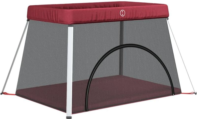 Babybox - Opvouwbaar - Aluminium - Linnen - Ademend