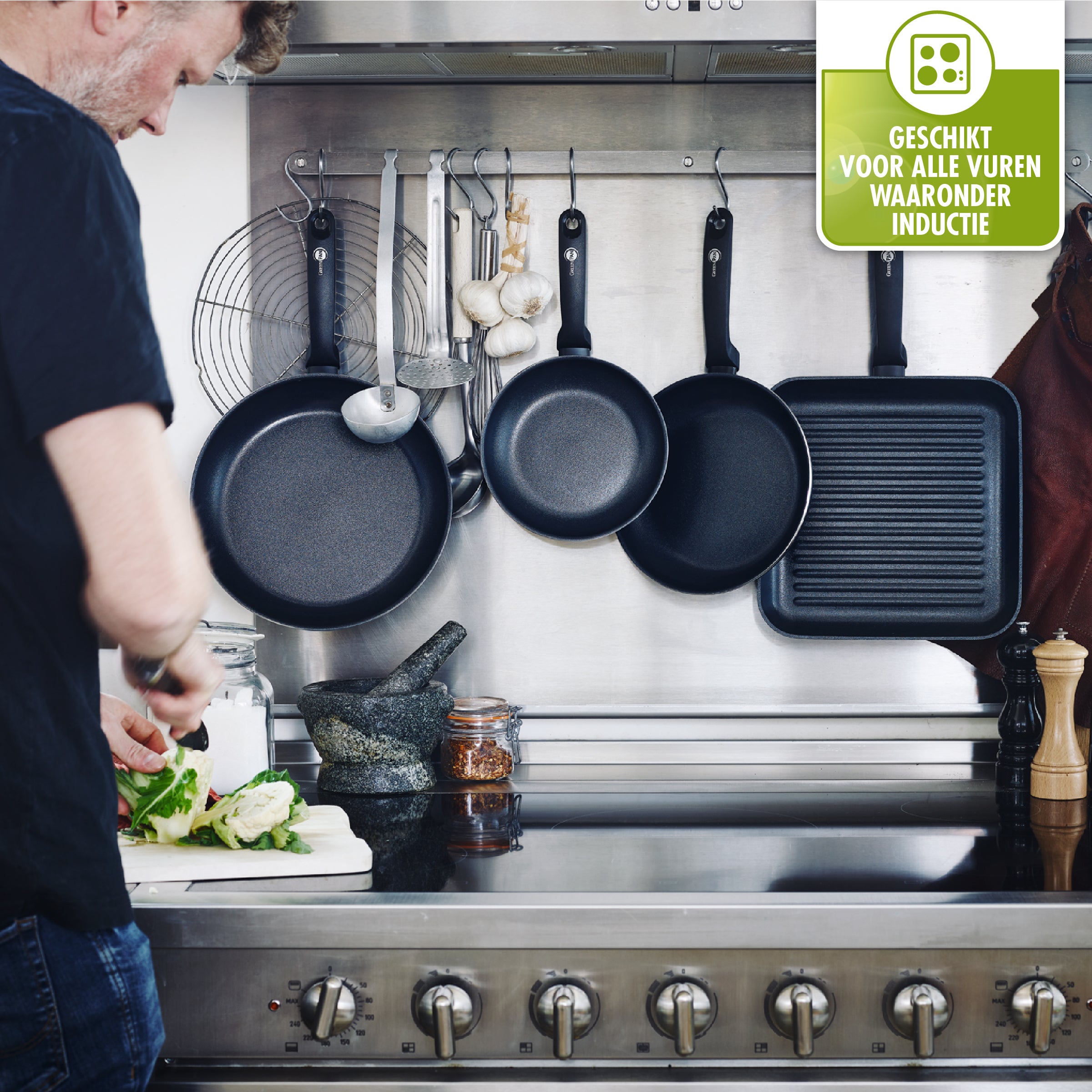 Greenpan Andorra Wok Ã 28 cm
