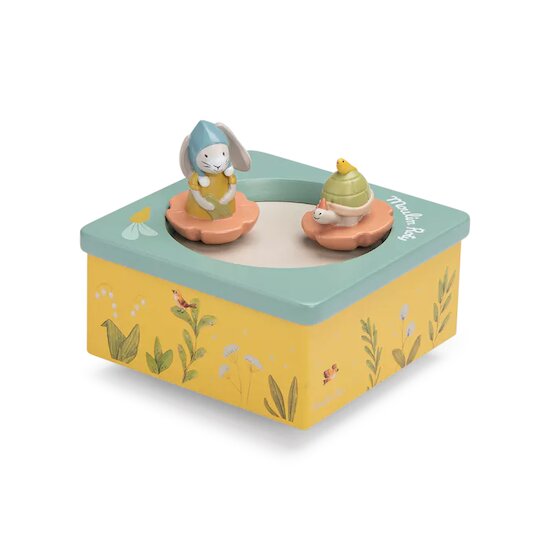 Trois petits lapins Boîte à musique   de               Moulin Roty