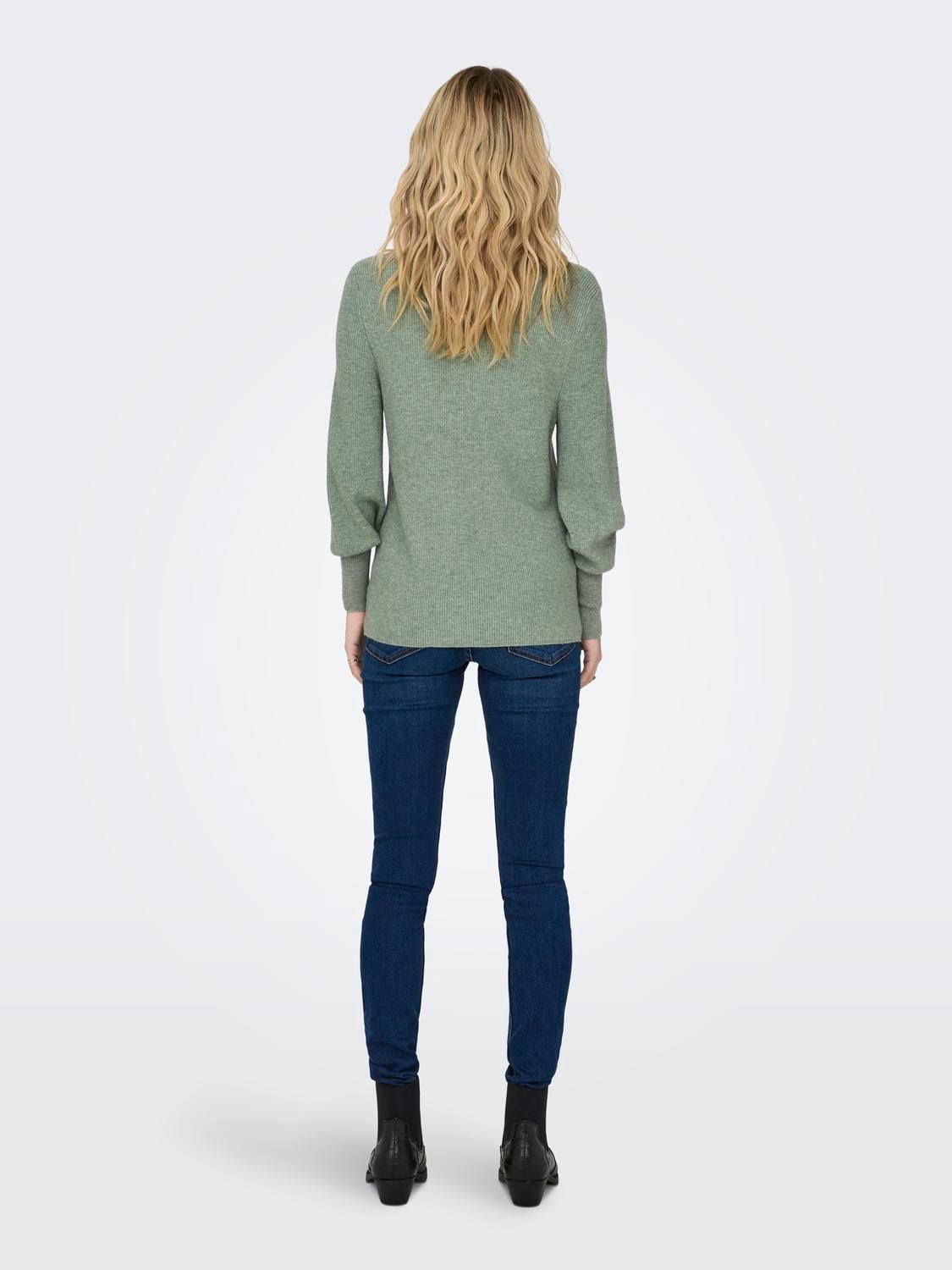 ONLATIA Strickpullover Chinois Green