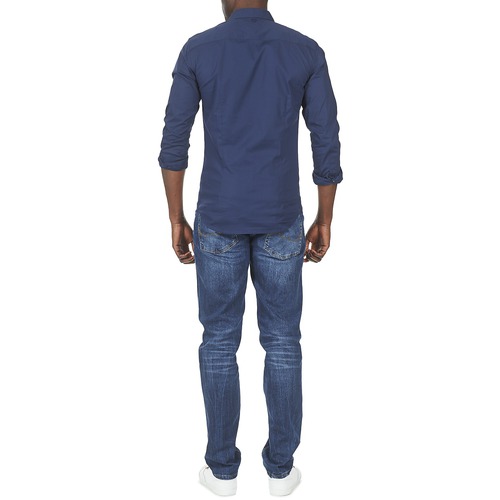 Tommy Jeans - TJM ORIGINAL STRETCH SHIRT - Marine