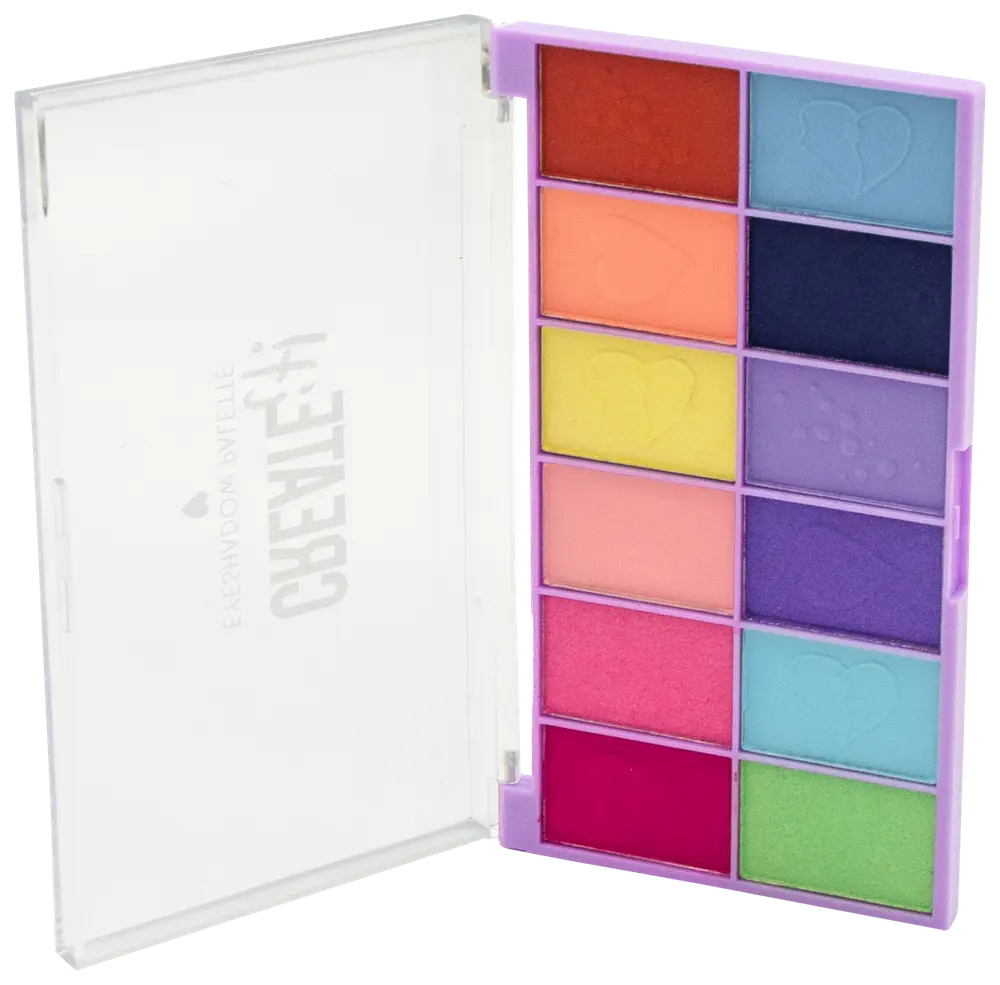 CREATEit Øjenskygge palette - assorterede farver