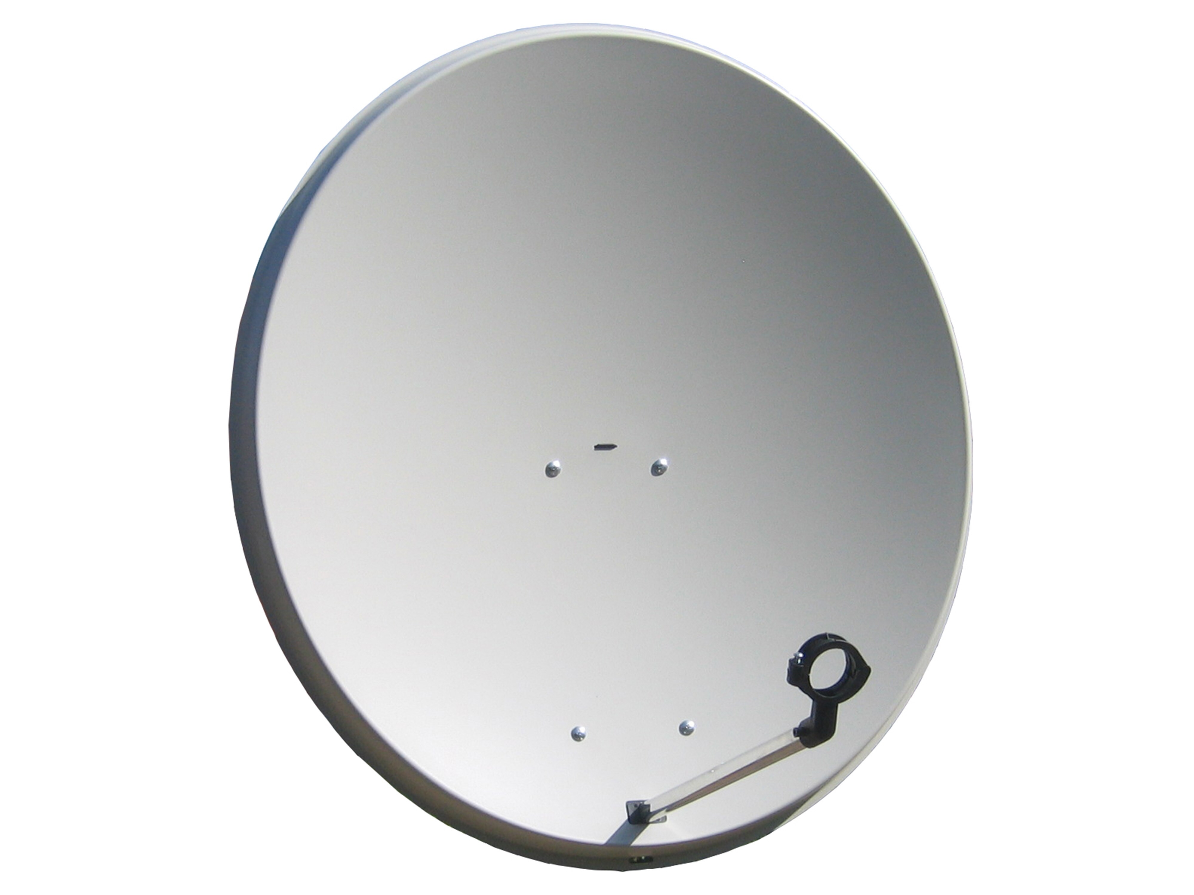 sky vision Stahl Satellitenspiegel 80 cm, 40 mm Feedaufnahme, RAL 7035