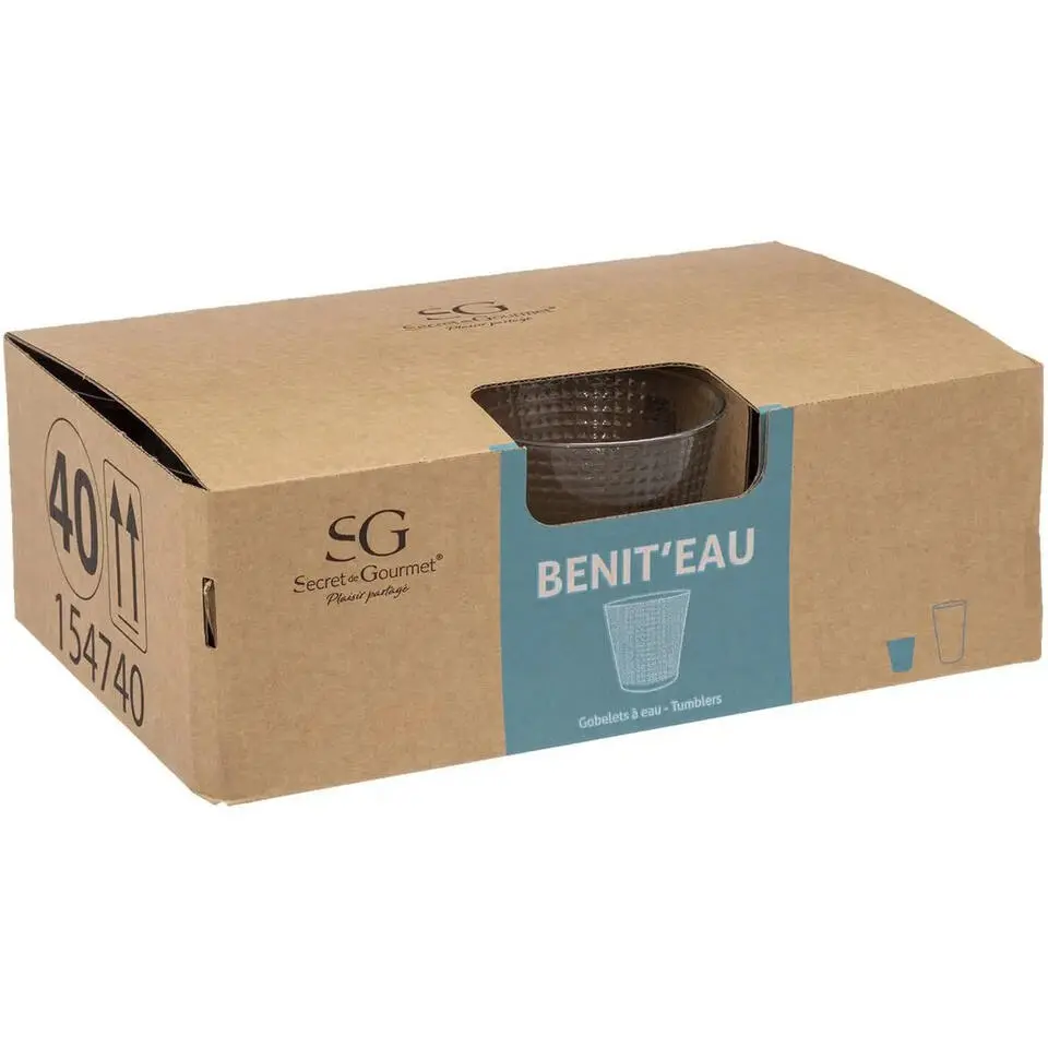 Secret de Gourmet Waterglazen Benit - 6x - 250 ml - drinkglazen