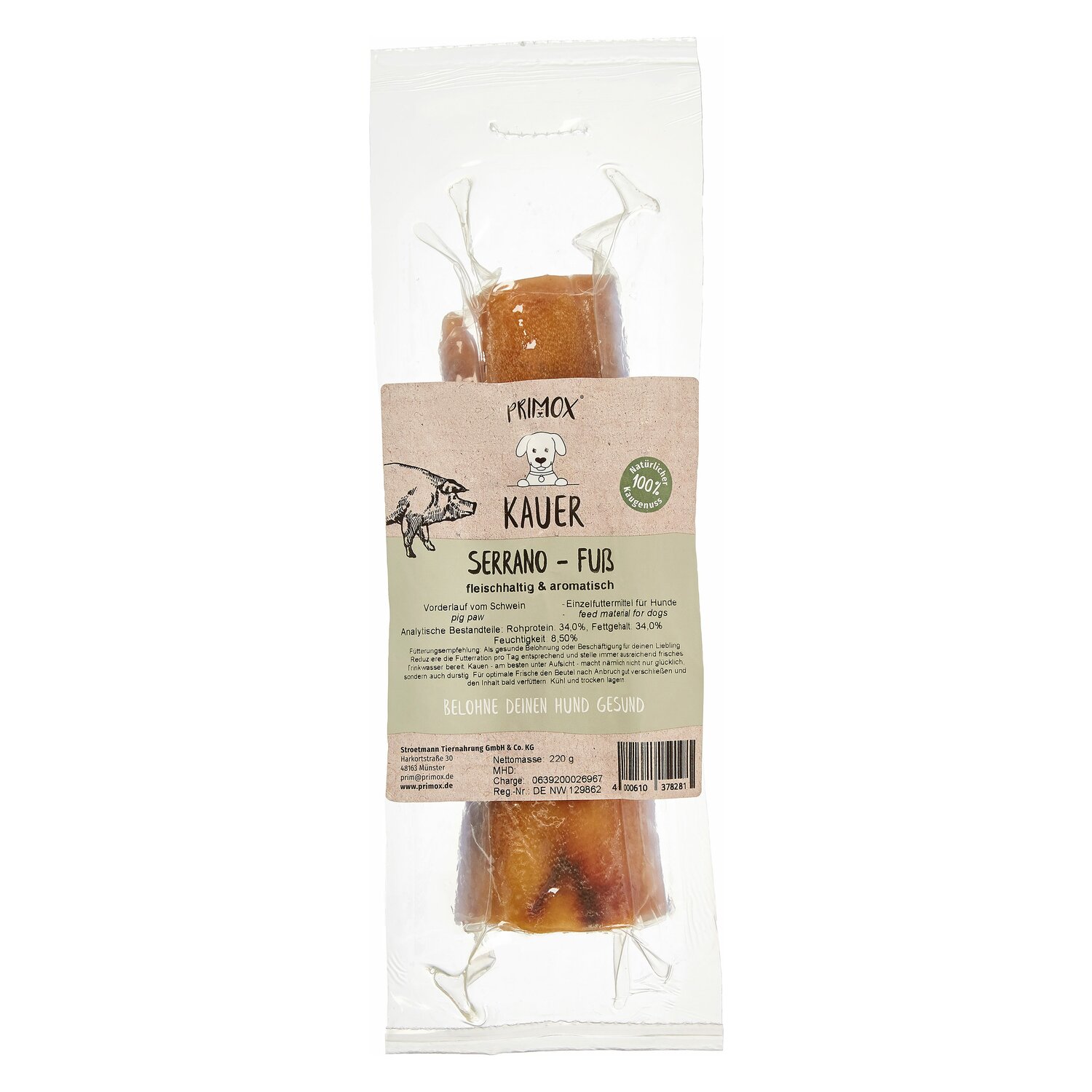 PRIMOX Serrano-Fuß - 220g