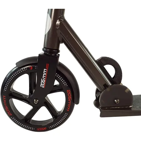 BEST Sporting 30453 - Scooter 205er Rolle, City-Roller aus Aluminium in grau/schwarz